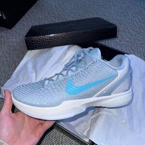 Nike Kobe 6 Caitlin Clark blue sneaker